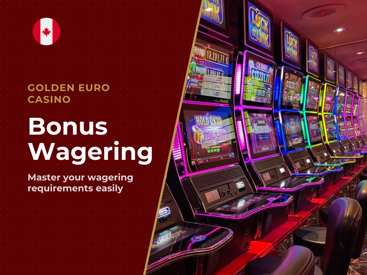 Bonus Wagering A Worked Example. Say