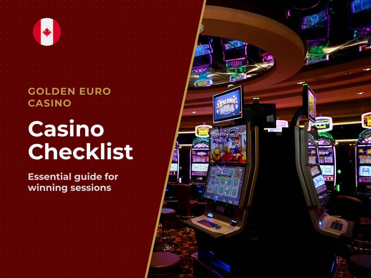 Pre-Deposit Casino Checklist