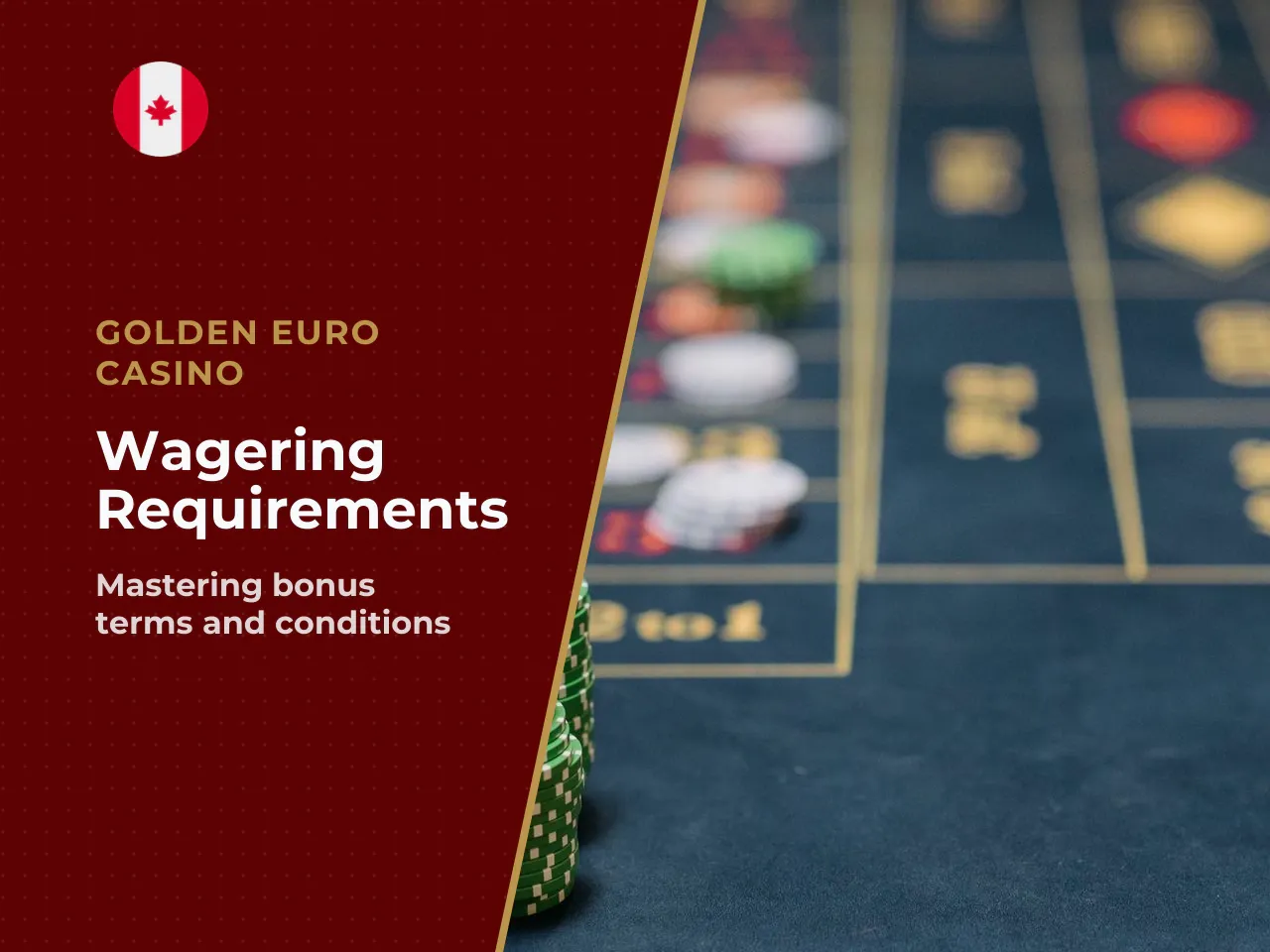 Worked wagering example, and why 10