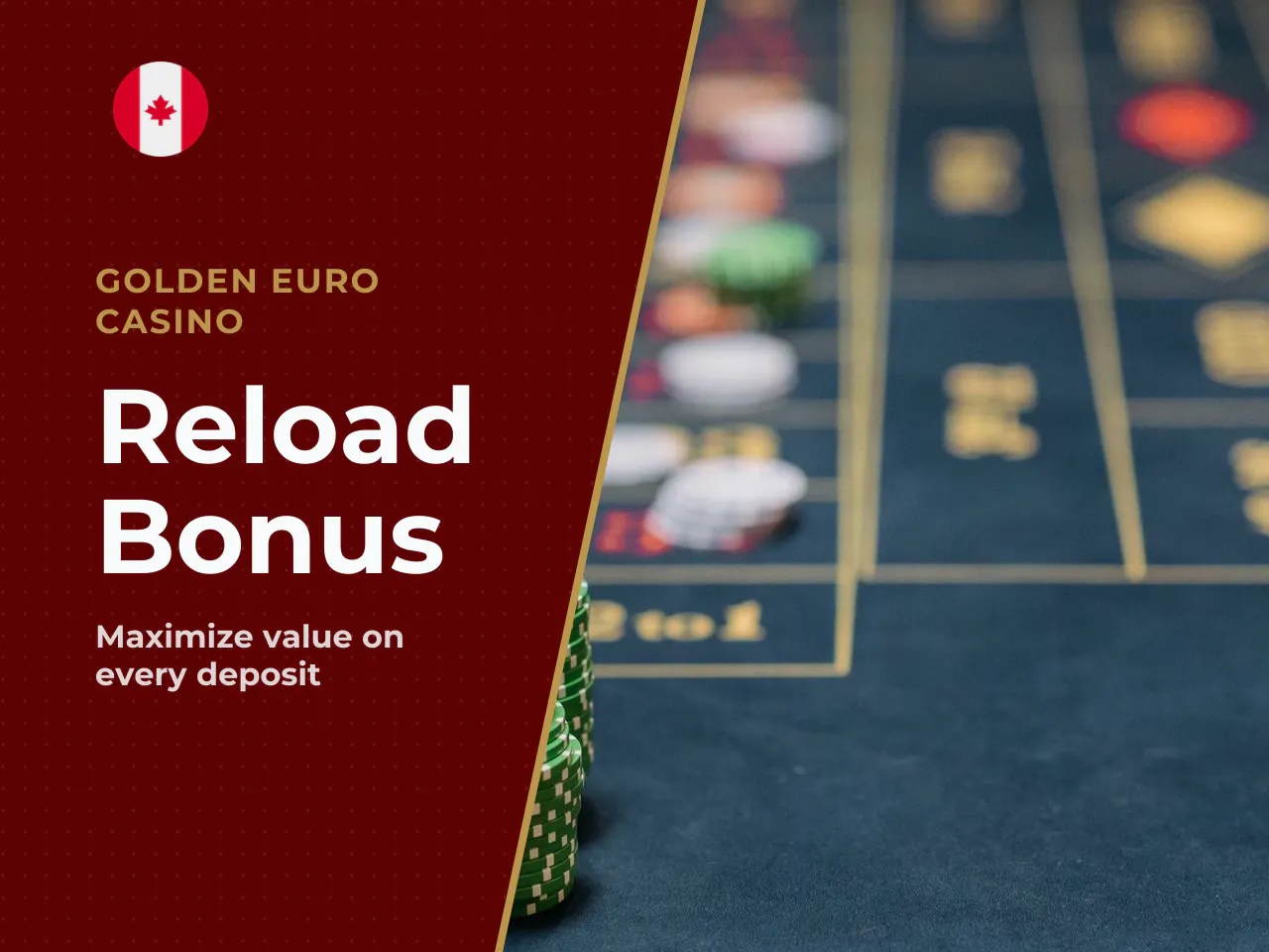 Reload Bonus on Repeat Deposits. Under