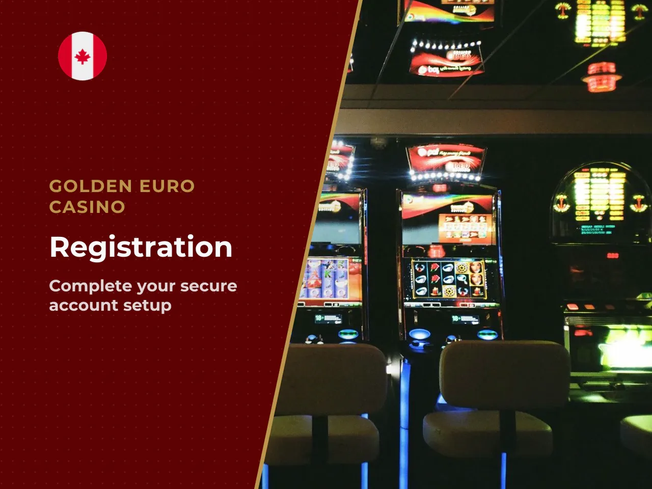Casino Registration and Confirming New Player